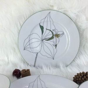 Set of 5 Bread Dessert Plate Block Spal